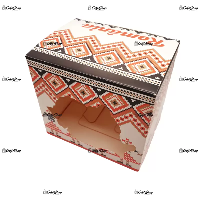 Cutie cadou pentru cana, suvenir romania ,